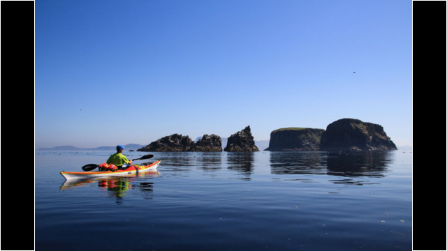 Lord Macdonald's Table & Gaeilavore Island Sea Kayak Fladda-chuain Skye