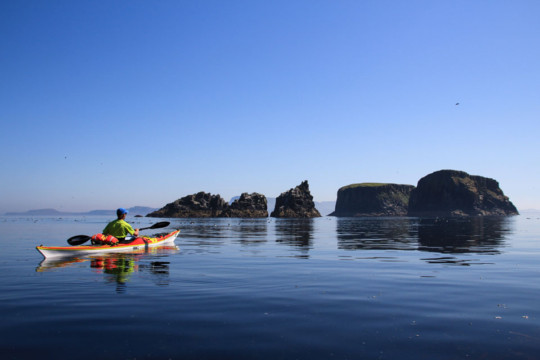 Lord Macdonald's Table & Gaeilavore Island Sea Kayak Fladda-chuain Skye