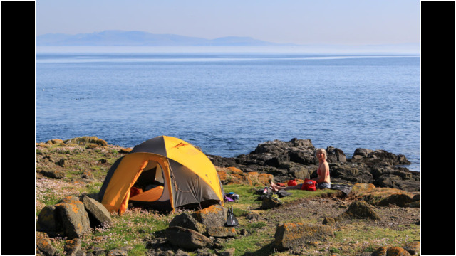 Campsite on Eilean Mhuire, Shiant Islands Shiant Islands Camping