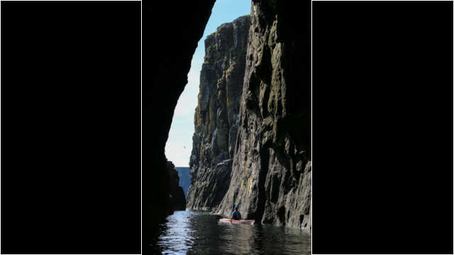 Arch South of Kilmaluag Bay, Rubha Hunish Sea Kayak Rubha Hunish Arch Skye