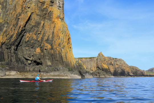 Cliffs South of Kilmaluag Bay, Rubha Hunish Sea Kayak Rubha Hunish Skye