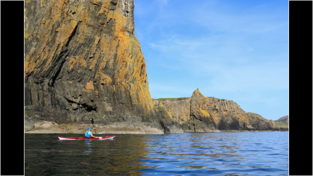 Cliffs South of Kilmaluag Bay, Rubha Hunish Sea Kayak Rubha Hunish Skye