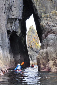Arch & Stac Buidhe South of Kilmaluag Bay, Rubha Hunish Sea Kayak Rubha Hunish Arch Skye