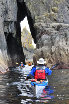 Arch & Stac Buidhe South of Kilmaluag Bay, Rubha Hunish Sea Kayak Rubha Hunish Arch Skye