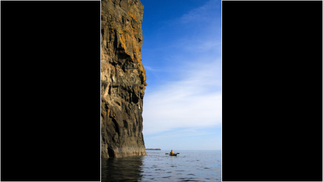Cliffs South of Kilmaluag Bay, Rubha Hunish Sea Kayak Rubha Hunish Skye