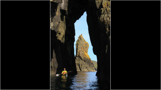 Arch & Stac Buidhe Sea Kayak Rubha Hunish Arch Skye