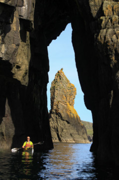 Arch & Stac Buidhe Sea Kayak Rubha Hunish Arch Skye