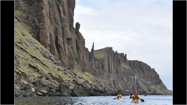 South of Kilt Rock Sea Kayak Kilt Rock Skye