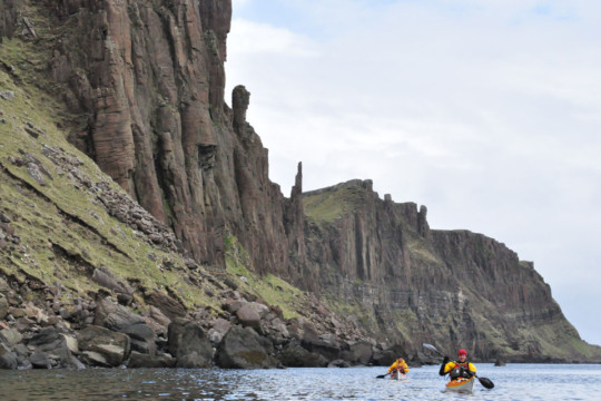 South of Kilt Rock Sea Kayak Kilt Rock Skye
