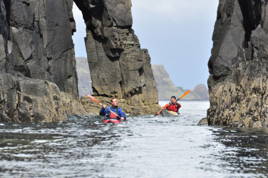 Leac Tressirnish Cliffs & Arches Sea Kayak Kilt Rock Skye