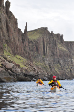 South of Kilt Rock Sea Kayak Kilt Rock Skye