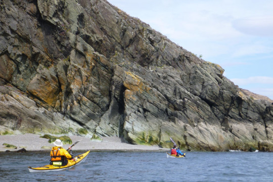 Cliffs near Port Aslaig, Kyle Rhea Sea Kayak Kyle Rhea Skye