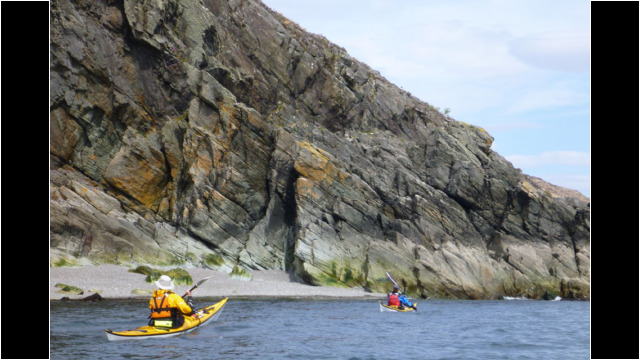 Cliffs near Port Aslaig, Kyle Rhea Sea Kayak Kyle Rhea Skye