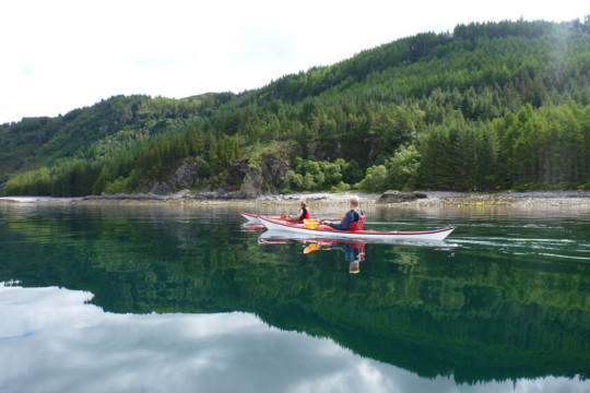 Approaching Kyle Rhea Sea Kayak Kyle Rhea Skye