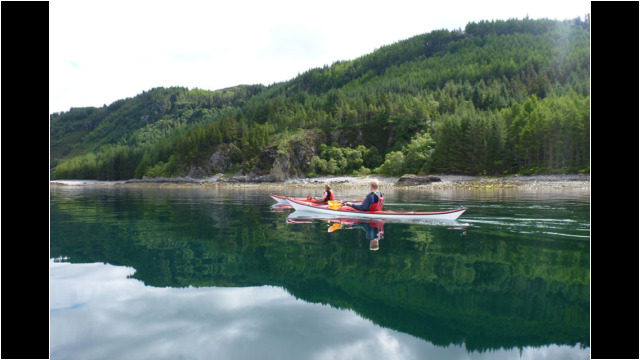 Approaching Kyle Rhea Sea Kayak Kyle Rhea Skye