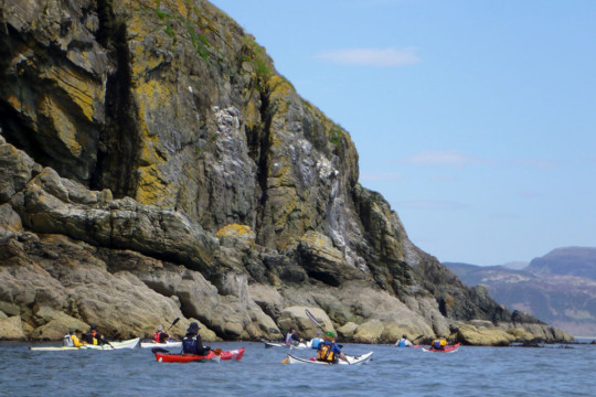 Cliffs near Port Aslaig, Kyle Rhea Sea Kayak Kyle Rhea Skye