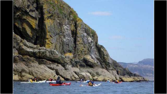 Cliffs near Port Aslaig, Kyle Rhea Sea Kayak Kyle Rhea Skye