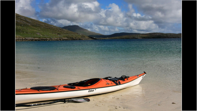 Leaving Vatersay, Outer Hebrides Sea Kayak Vatersay Outer Hebrides