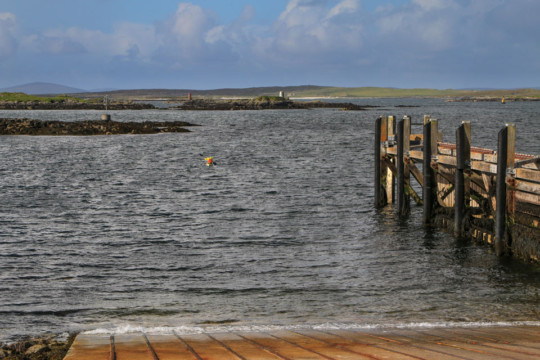 Leaving Leverburgh, Sound of Harris Sea Kayak Sound of Harris Leverburgh Outer Hebrides