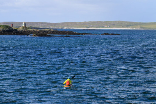 Leaving Leverburgh, Sound of Harris Sea Kayak Sound of Harris Outer Hebrides