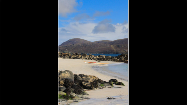 Taigh Easaigh Beach, Ensay; Sound of Harris Sea Kayak Sound of Harris Ensay Beach Outer Hebrides
