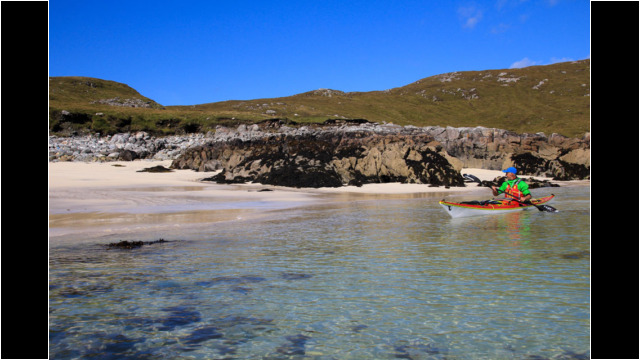 Beach on SE Taransay Sea Kayak Taransay Beach Outer Hebrides