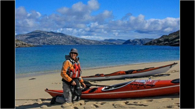 Beach opposite Kearstay, Scarp Sea Kayak Scarp Beach Outer Hebrides