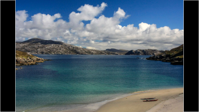 Beach opposite Kearstay, Scarp Sea Kayak Scarp Beach Outer Hebrides