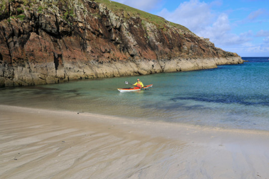 Landing at Port Stoth, Butt of lewis Sea Kayak Butt of Lewis Port Stoth Outer Hebrides