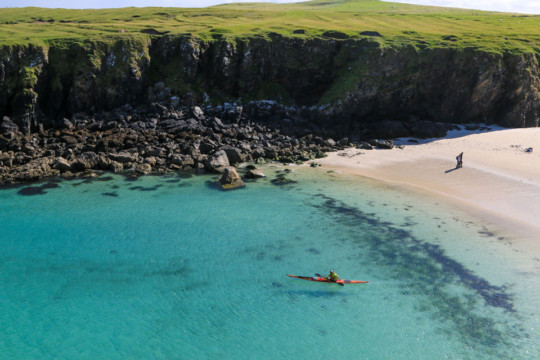 Leaving Port Stoth, Butt of Lewis Sea Kayak Butt of Lewis Port Stoth Outer Hebrides