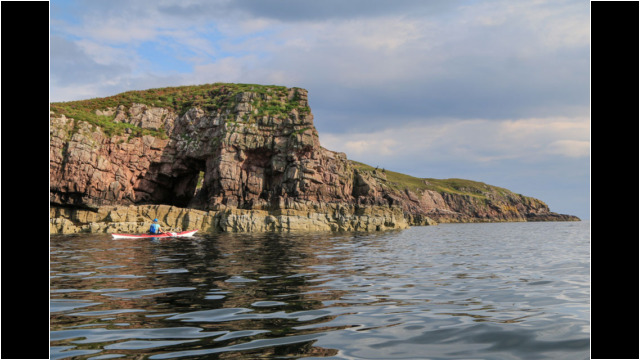Coastline North of Cove Sea Kayak Rubha Reidh North West Highlands
