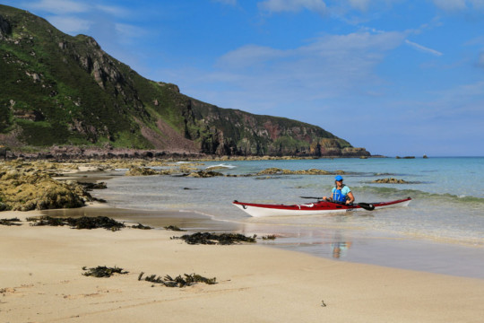 Camas Mor Beach, Rubha Reidh Sea Kayak Rubha Reidh Camas Mor Beach North West Highlands