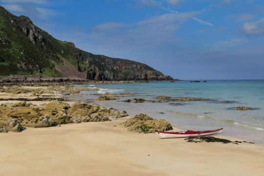 Camas Mor Beach, Rubha Reidh Sea Kayak Rubha Reidh Camas Mor Beach North West Highlands
