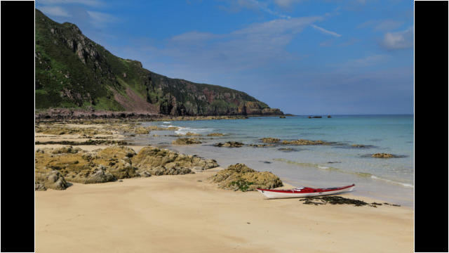 Camas Mor Beach, Rubha Reidh Sea Kayak Rubha Reidh Camas Mor Beach North West Highlands