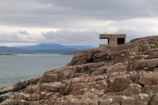 Wartime Lookout, Loch Ewe Sea Kayak Greenstone Point Loch Ewe Wartime Lookout North West Highlands