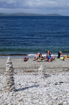 Cul a Bhogha, Ardmair. Start/Finish for Isle Martin Sea Kayak Isle Martin Loch Broom North West Highlands