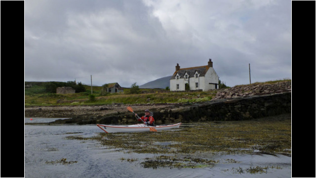 Jetty & House on Isle Martin Sea Kayak Isle Martin Loch Broom North West Highlands