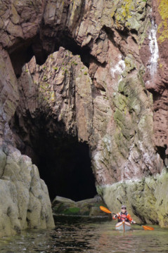 Arch on Eilean Mullagrach, Summer Isles Sea Kayak Summer Isles Arch North West Highlands