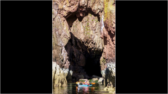 Arch on Eilean Mullagrach, Summer Isles Sea Kayak Summer Isles Arch North West Highlands