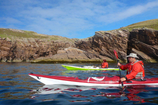 West Coast of Tanera Beg Sea Kayak Summer Isles North West Highlands