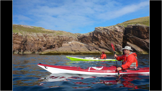 West Coast of Tanera Beg Sea Kayak Summer Isles North West Highlands