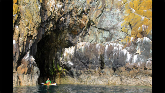 Cave South of Lagvag, Mull of Galloway Sea Kayak Mull of Galloway Cave