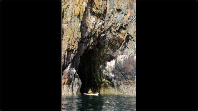 Cave South of Lagvag, Mull of Galloway Sea Kayak Mull of Galloway Cave