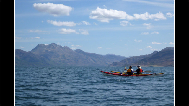 Looking into Loch Hourn, Sound of Sleat Sea Kayak Sound of Sleat
