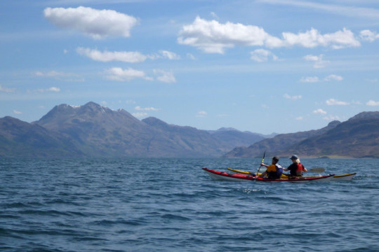 Looking into Loch Hourn, Sound of Sleat Sea Kayak Sound of Sleat