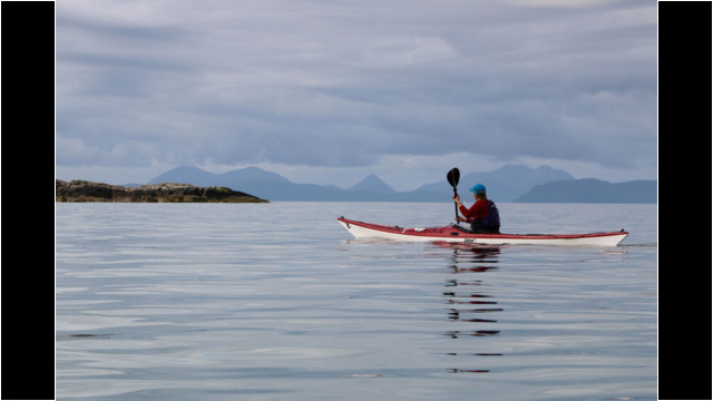 Skye from Applecross Peninsula Sea Kayak Applecross Peninsula