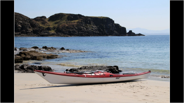 Camas Daraich Beach Landing Sea Kayak Skye Point of Sleat Beach