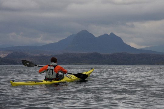 Suilven from Rubha Coigeach Sea Kayak Rubha Coigeach
