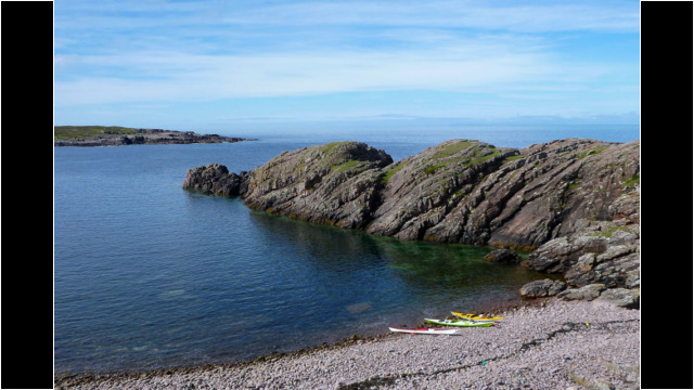 Landing at Faochag Bay, Rubha Coigeach Sea Kayak Rubha Coigeach