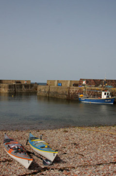 Pennan harbour Sea Kayak Troup Head Pennan